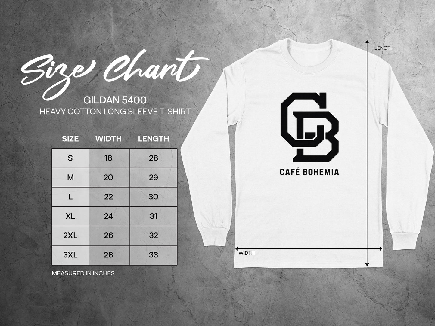 Cafe Bohemia Gildan 5400 Long Sleeve T-Shirt product