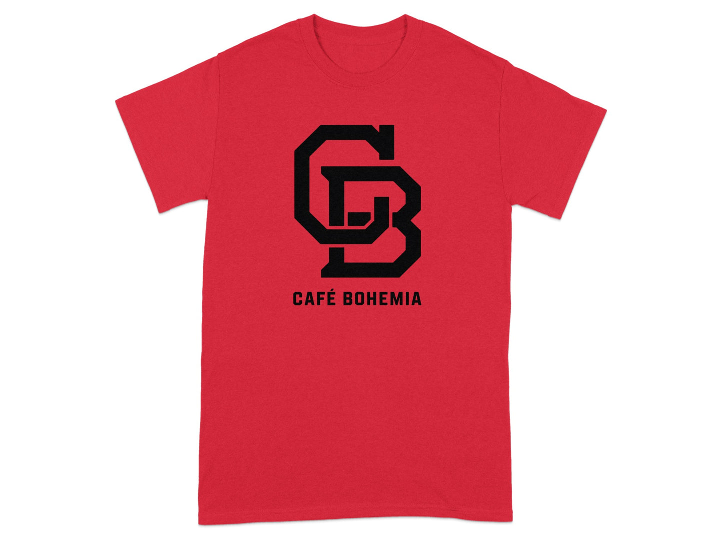 Stylish Red Café Bohemia Graphic T-shirt product type