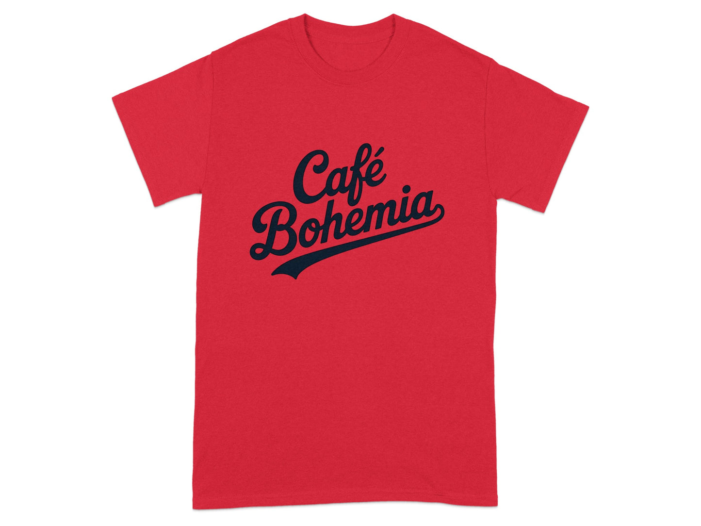 Café Bohemia Graphic Red T-Shirt product