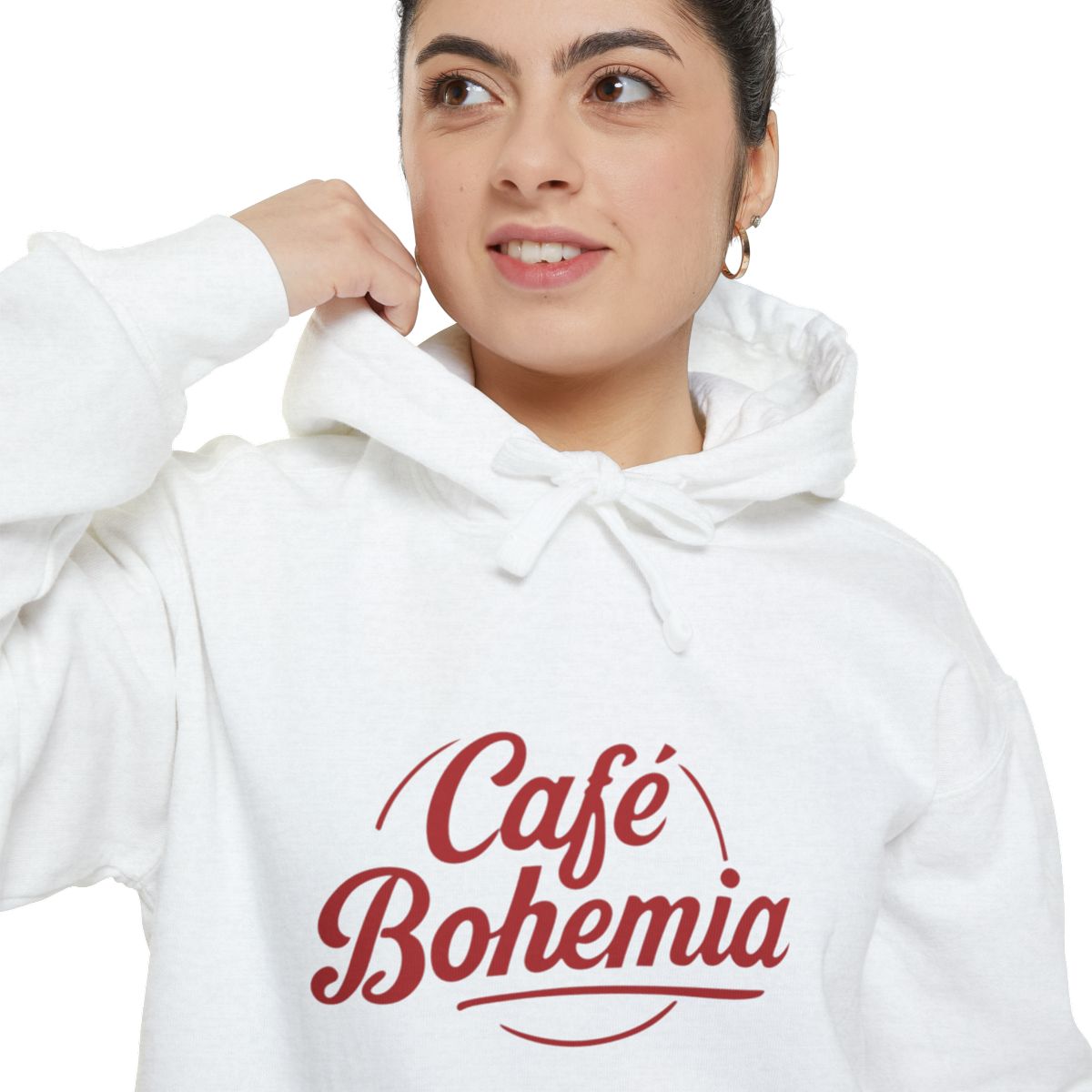 Café Bohemia Logo Print Hoodie Fashion Wear