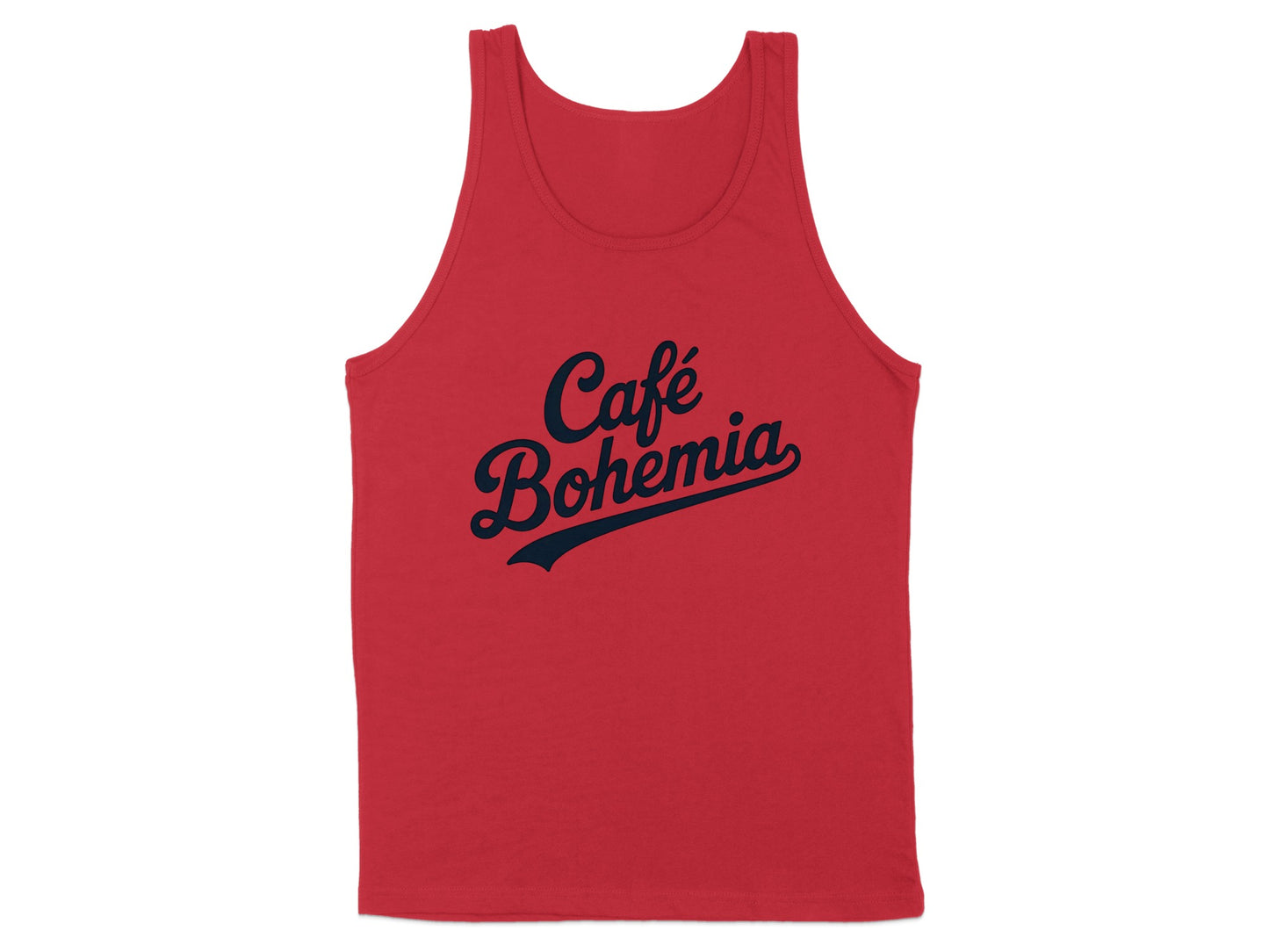 Café Bohemia Red Tank Top Stylish Design Product