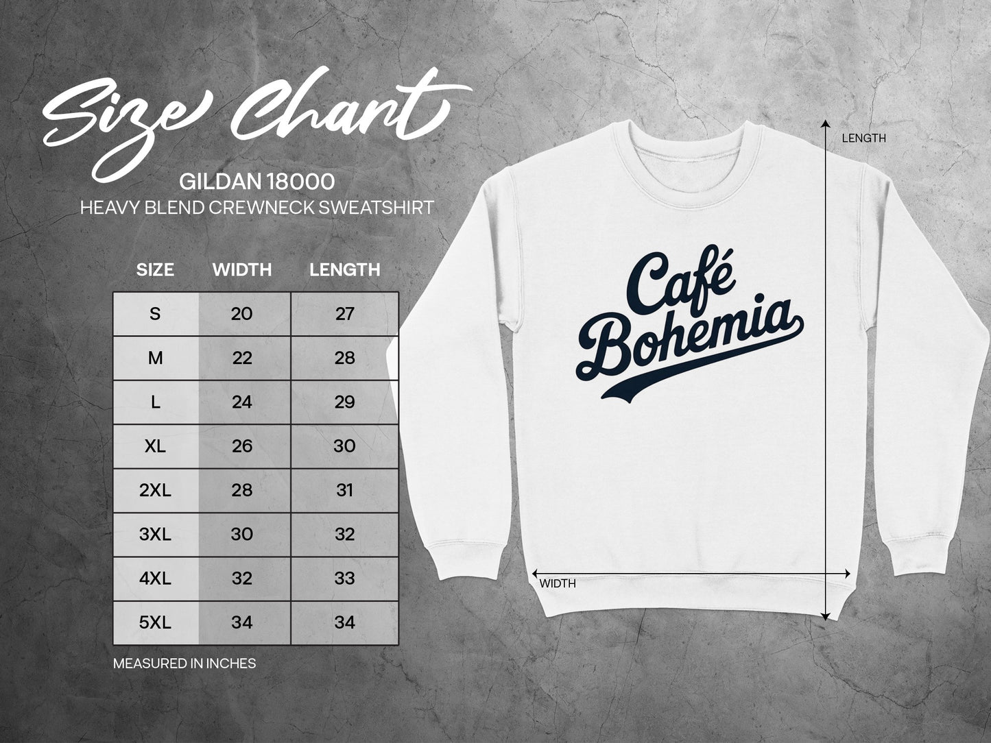 Café Bohemia Gildan 18000 Crewneck Sweatshirt product