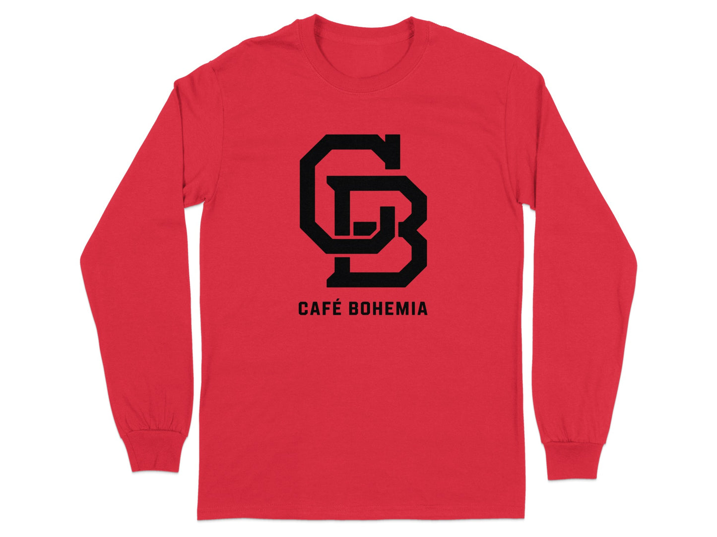 Café Bohemia Long Sleeve Shirt Graphic Design product
