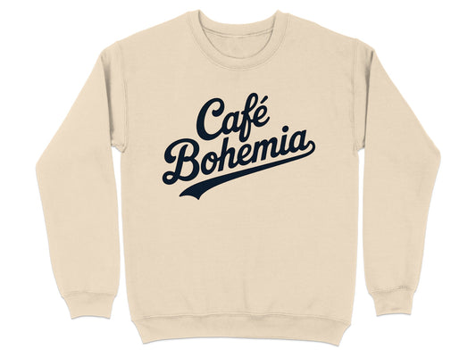 Café Bohemia design on beige classic sweatshirt product