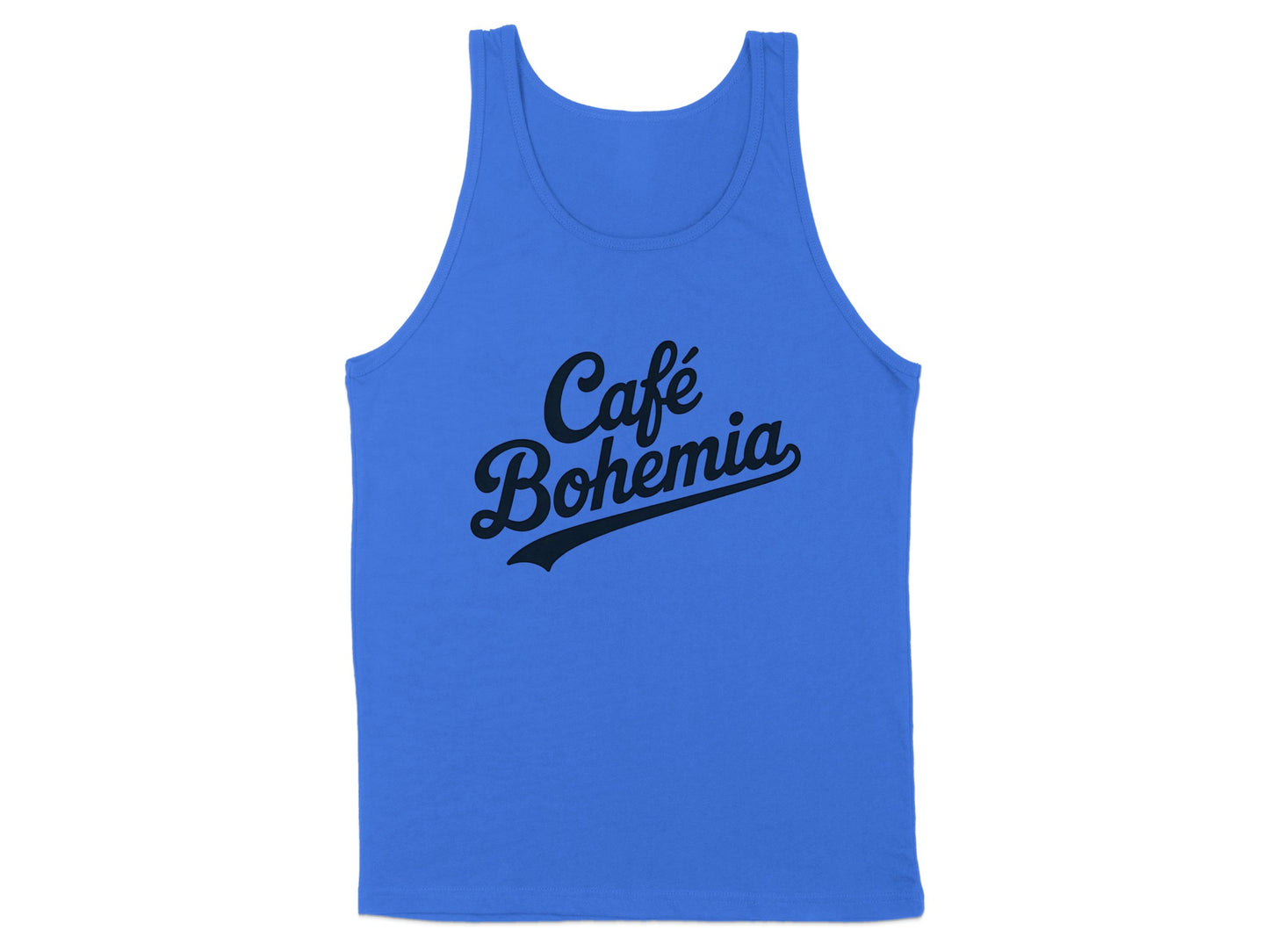 Café Bohemia Blue Tank Top Stylish Sleeveless Shirt product