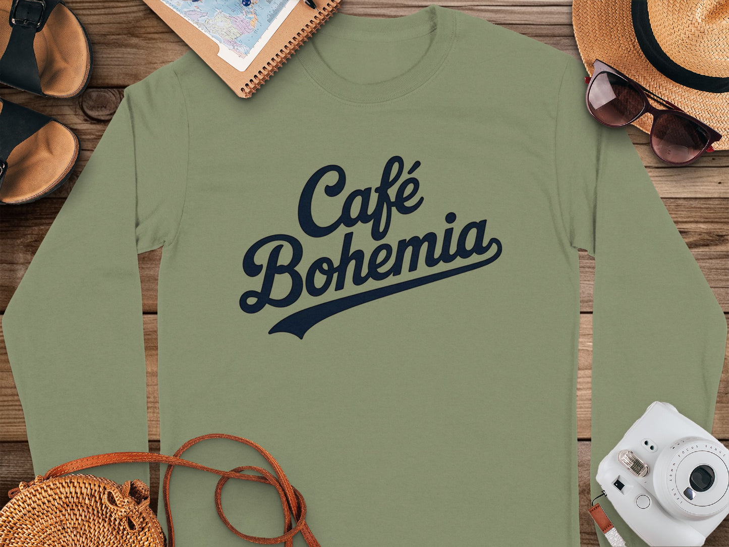 Cafe Bohemia Graphic Long Sleeve Shirt product