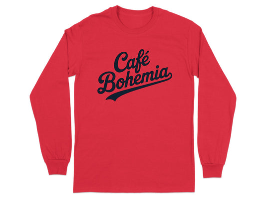 Café Bohemia Long Sleeve Red Shirt product type