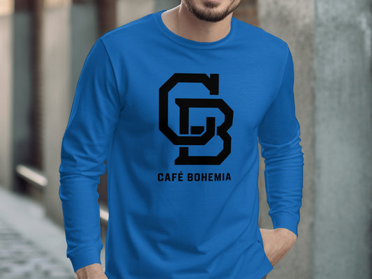 Cafe Bohemia Blue Stylish Long Sleeve Shirt product