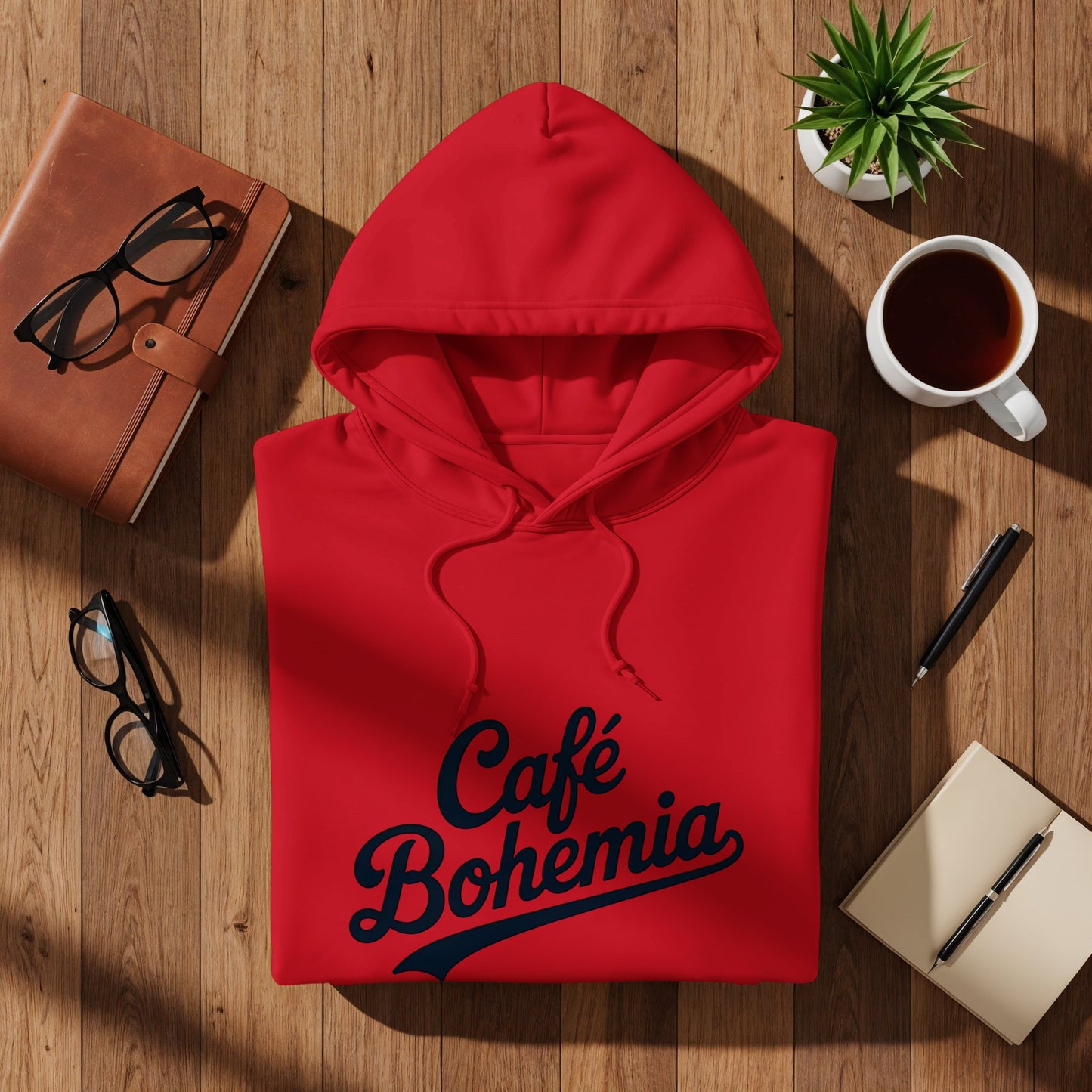Cafe Bohemia Hoodie Cozy and Fashionable Apparel product type