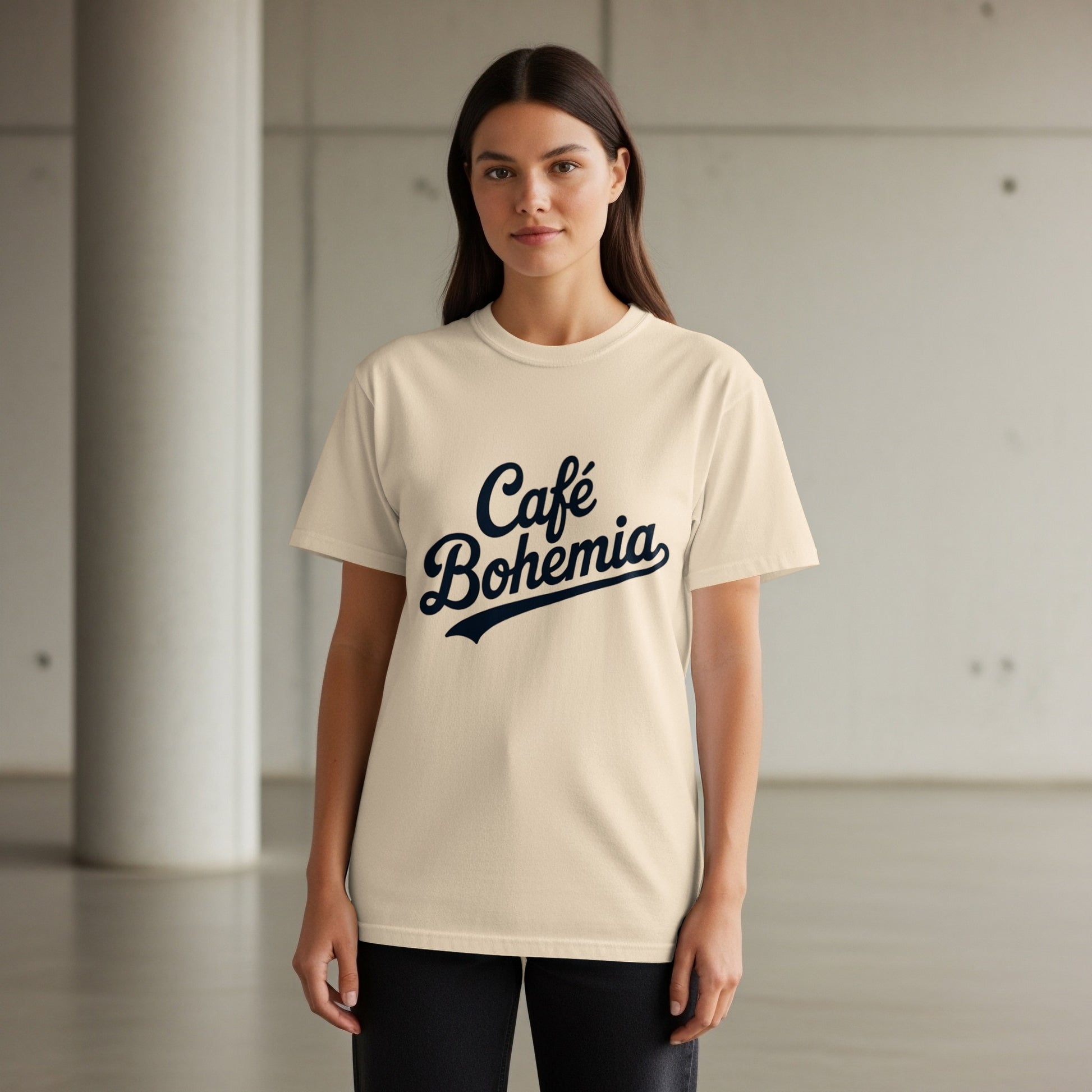 Stylish Café Bohemia Design Printed T-shirt product type