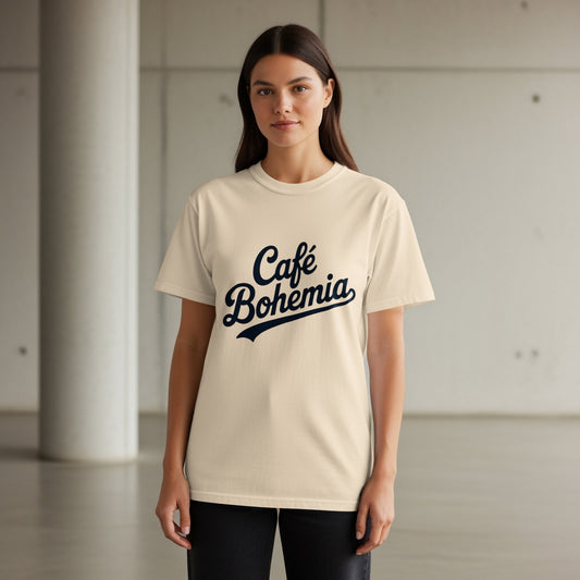 Stylish Café Bohemia Design Printed T-shirt product type
