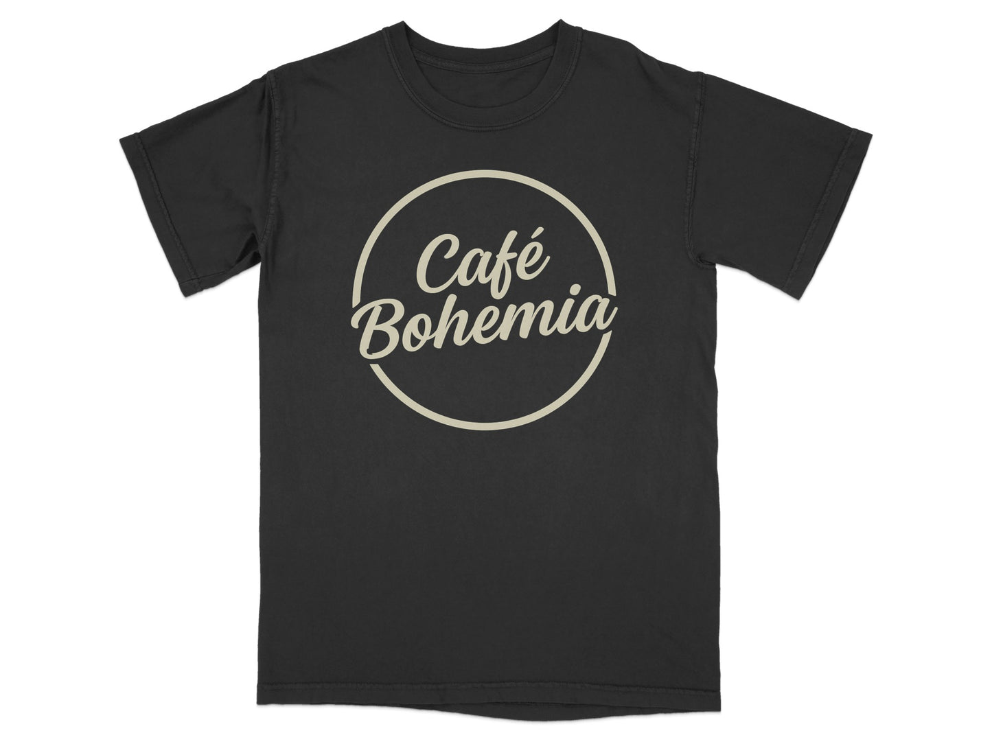 Café Bohemia Coffee Graphic Black T Shirt product type