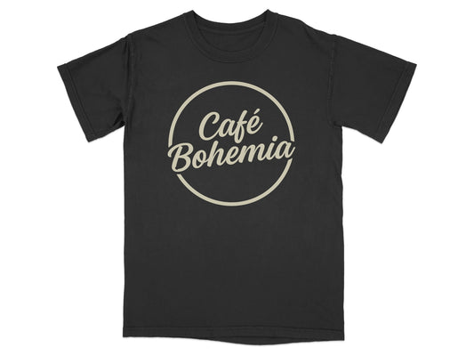 Café Bohemia Coffee Graphic Black T Shirt product type