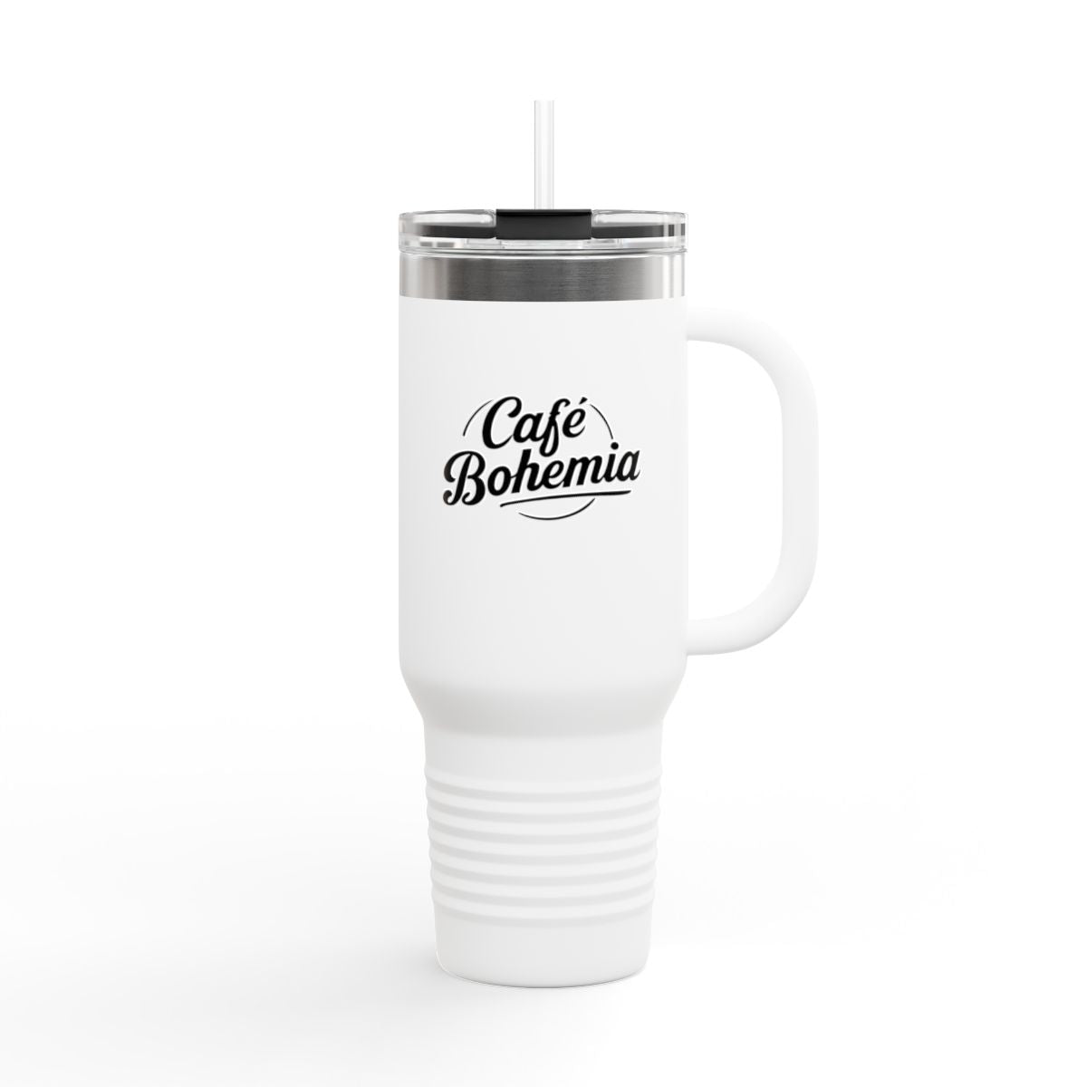 Café Bohemia Logo Travel Mug with Handle